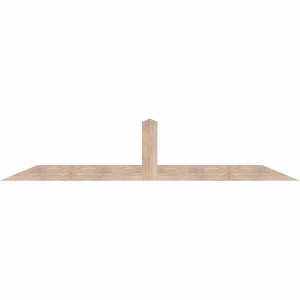 Ekena Millwork Portland Smooth Timber Gable Bracket, Douglas Fir, 108"W x 22"H x 3 1/2"D x 5 1/2"F, 5/12 Pitch GBW108X22X0406POR00SDF - main